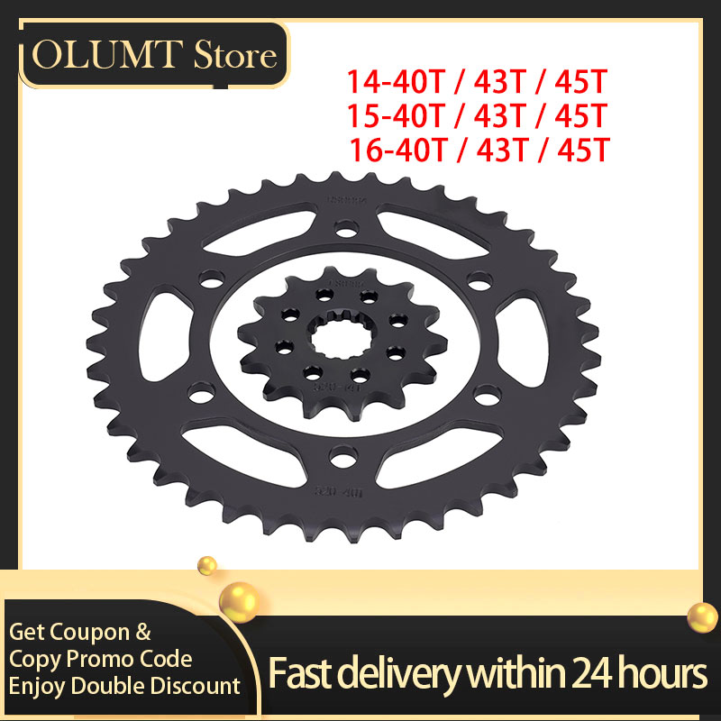 520 Zincir 14 T 15 T 16 T 43 T - Motorcycle Gear Usa incelemesi ve fiyatı