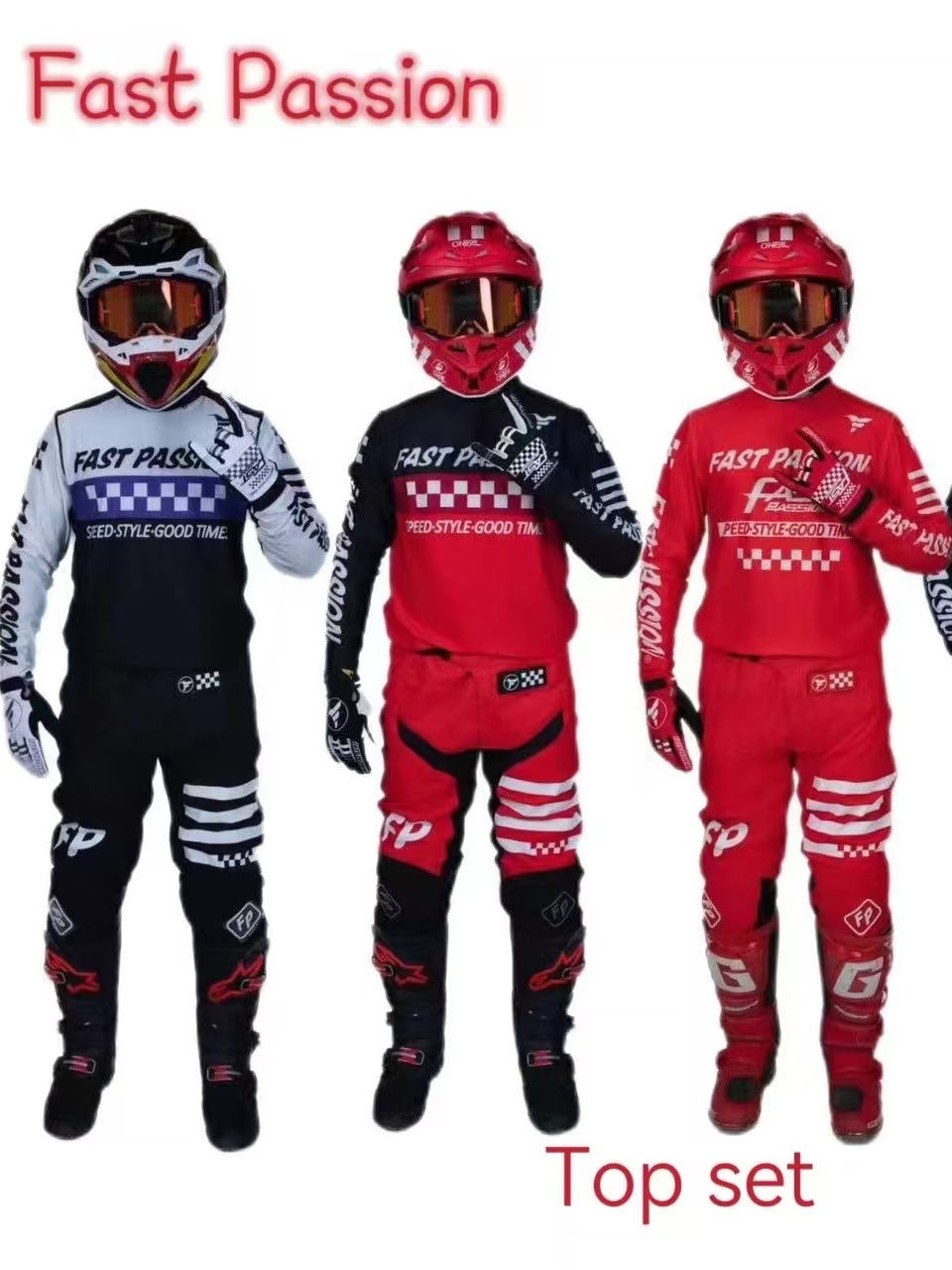 2025 fastpassion fox Motocross - Motorcycle Gear Full Set incelemesi ve fiyatı