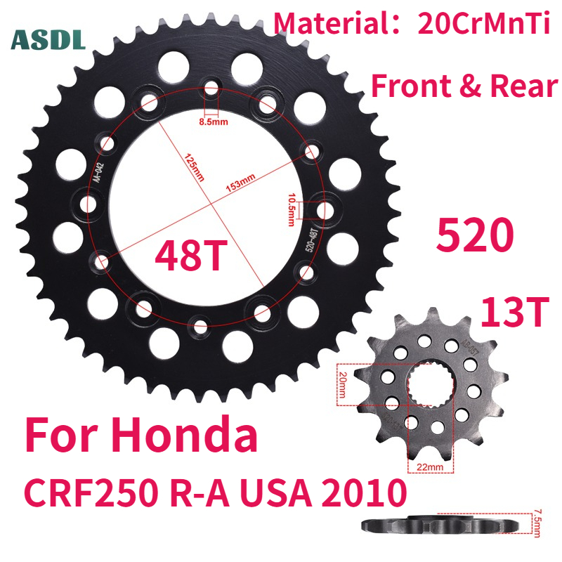 520 Zincir 48T 13T Dişli Motos - Motorcycle Gear Usa incelemesi ve fiyatı