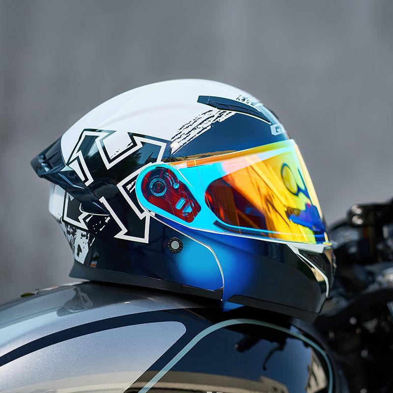 DOT Onaylı Tam Yüz Kaskları Ka - Motorcycle Gear Full Set incelemesi ve fiyatı