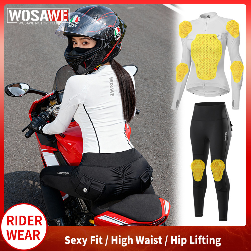 WOSAWE Kadın Motosiklet Ceket  - Motorcycle Gear Full Set incelemesi ve fiyatı