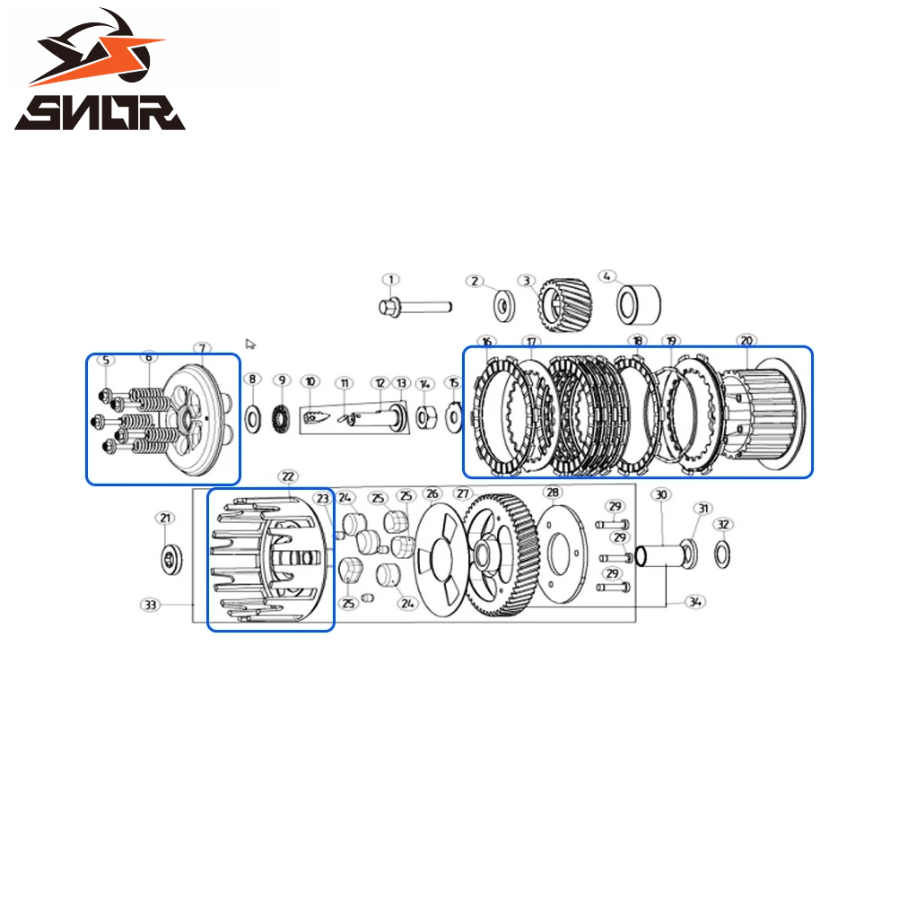 SNOR Motosiklet Debriyaj Göbeğ - Motorcycle Gear Hub incelemesi ve fiyatı